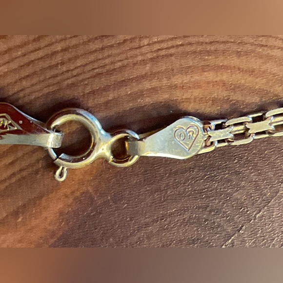 Beverly Hills Gold 14k gold 16” inch round cut  v shaped necklace rare/ vintage - Picture 4 of 12